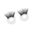 Paire de cils noirs 12 mm